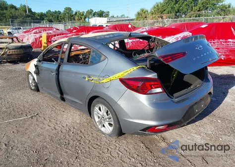 2019 Hyundai Elantra Sel из США, поврежденный, VIN KMHD84LF9KU750599